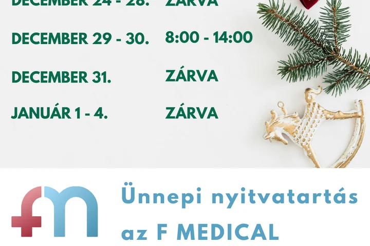 Ünnepi nyitvatartás - 2025